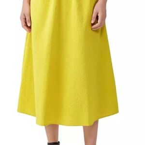 Organic Cotton Ripple Pocket Skirt in “Sunbeam”